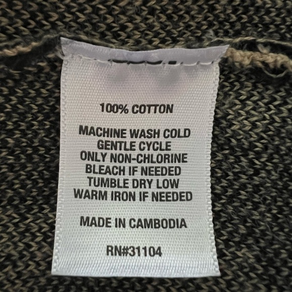 Kim Rogers Black and Tan Animal Print Cardigan. Sz. M - Picture 3 of 7